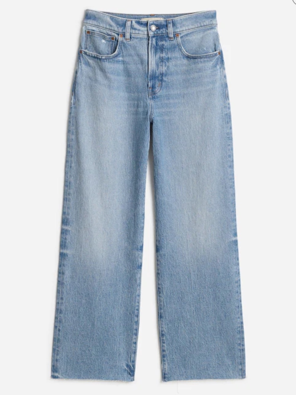 Madewell The Perfect Vintage Wide-Leg Crop Jean Size 27